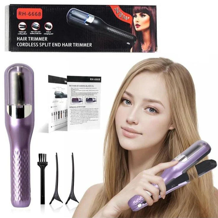 Hair Split-End Trimmer – Automatic Hair Cutter for Frizz-Free, Healthy Hair