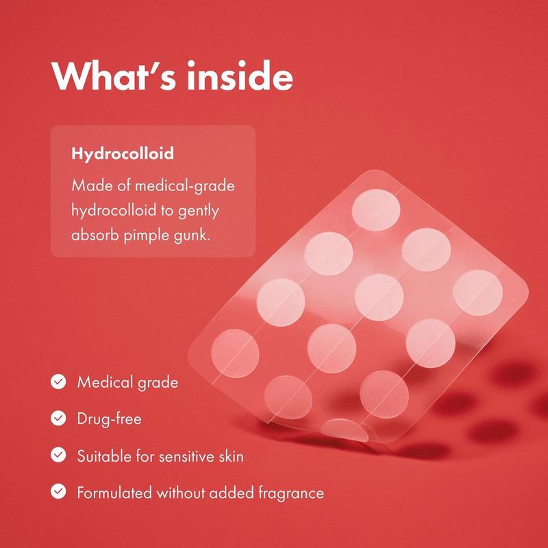 Korea' Hydrocolloid Acne Pimple Patch Absorbs Oil, Prevents Acne | Waterproof Patches | For Acne, Acne Marks, Acne Prone Skin  | Salicolloid™ Technology