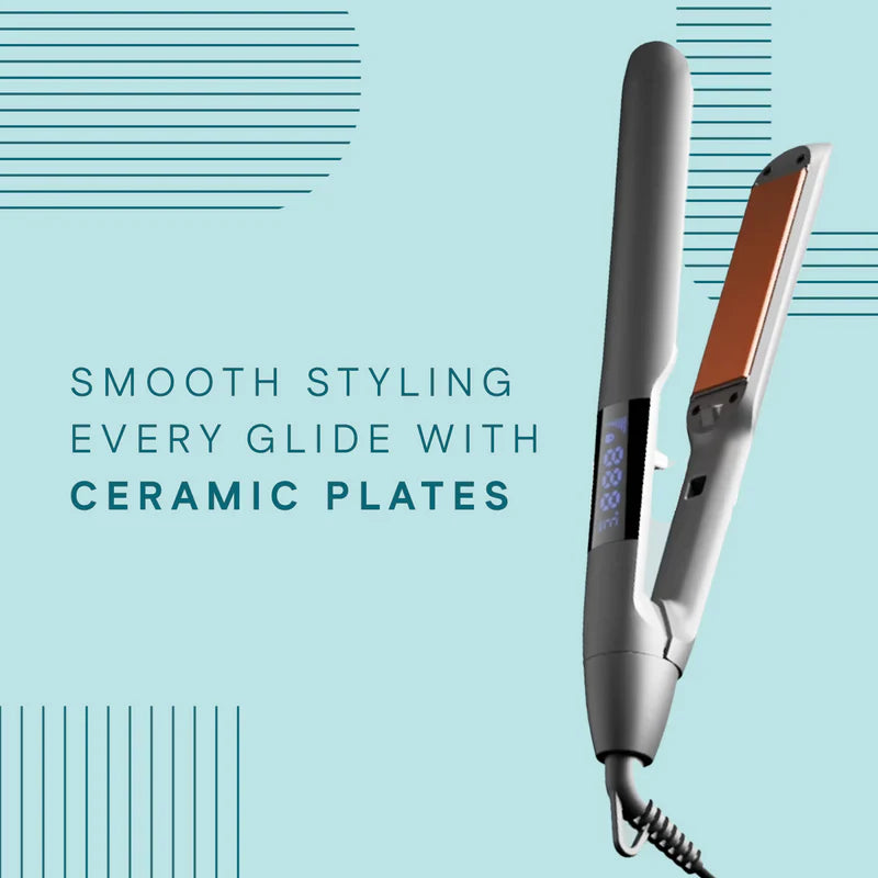Hair Straightener | Ceramic Titanium Plates for Frizz-Free Styling