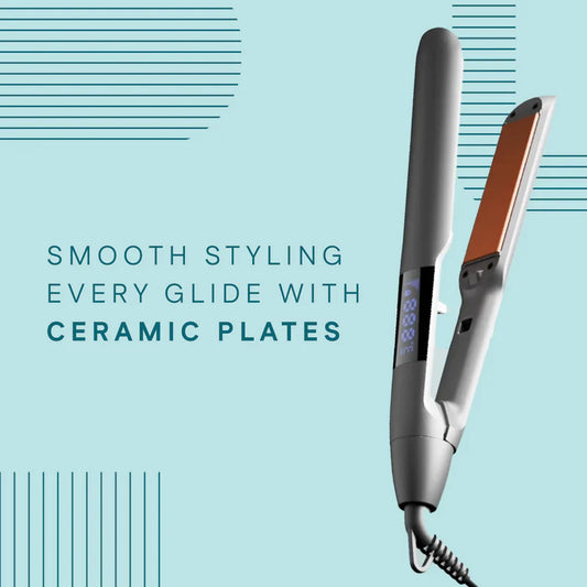 Hair Straightener | Ceramic Titanium Plates for Frizz-Free Styling