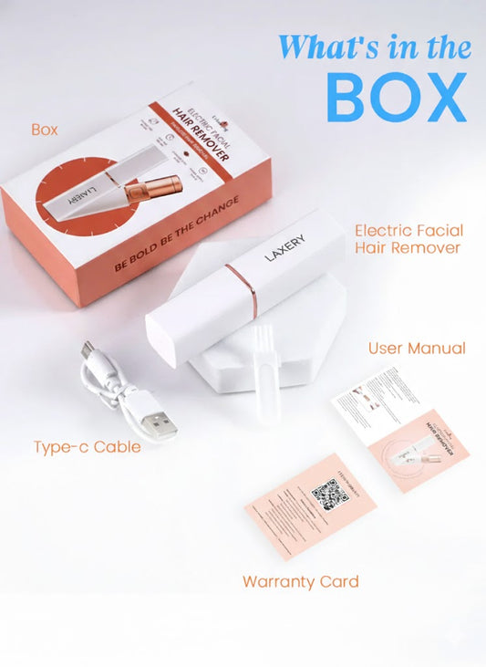 LAXERY Electric Facial Hair Remover For Women